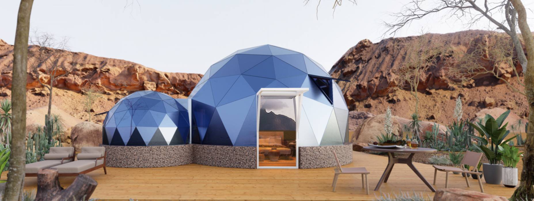 靖远县球形智能光伏玻璃星空房